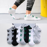 5Pairs Male Weed Socks