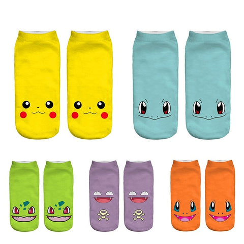 Pokemon Pikachu  Cotton Socks